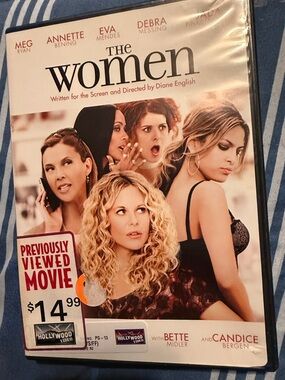 The Women DVD Movie - White, Black, Peach Cover Art